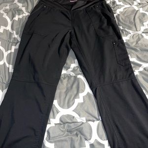 Black Yoga Scrub Bottoms by Healing Hands